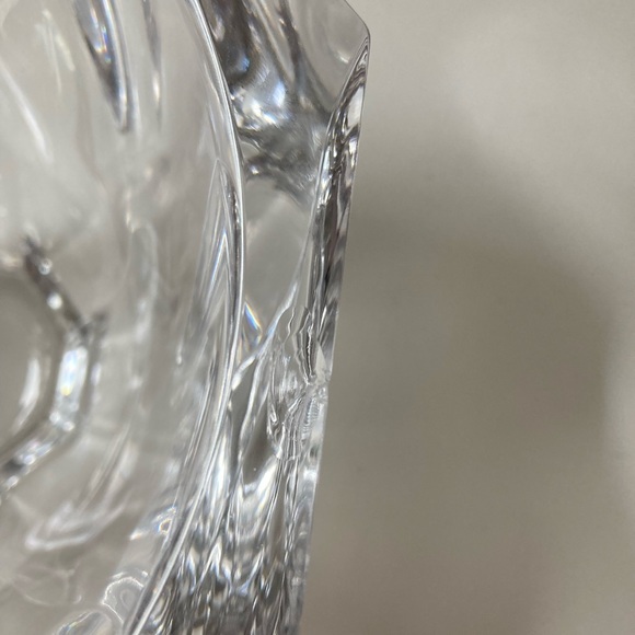 Orrefors Sweden Signed Flower Crystal swirl twist bowl. - Picture 5 of 8